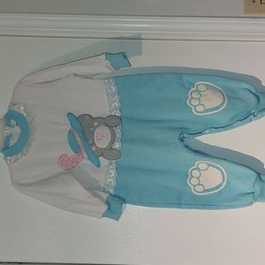 Vintage Toddler Footless Sleeper size 24 months